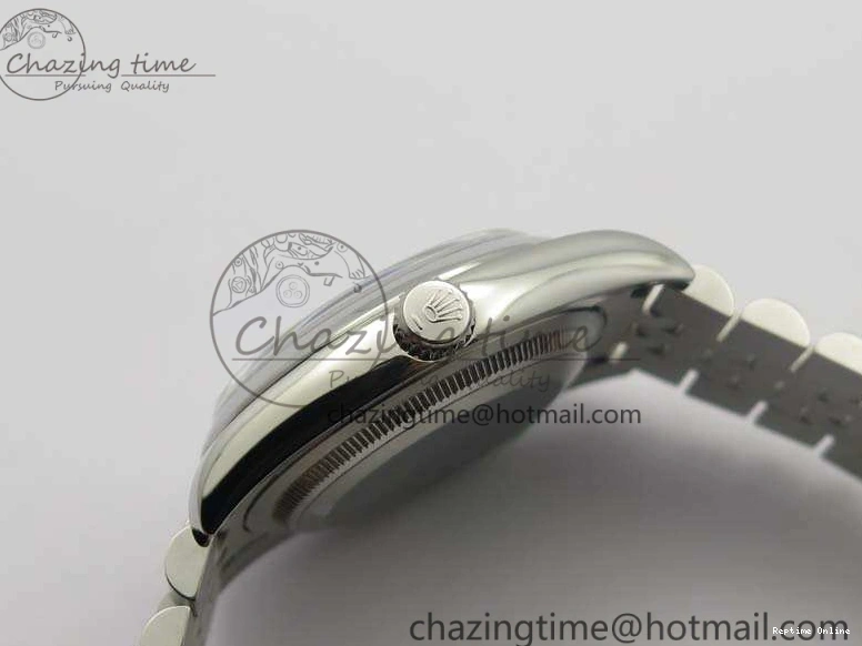 0201 DateJust 36mm SS 116200 ARF 1:1 Best Edition Blue Roman Dial On 904L SS Jubilee Bracelet SA GoodFit 3520